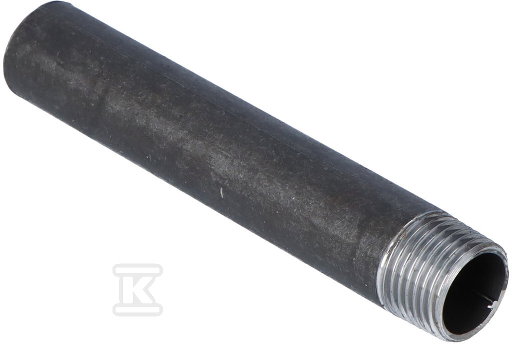 Sztucer stalowy czarny gwint jednostronny 1/2" L=120 987021012 J10AS - obrazek 1