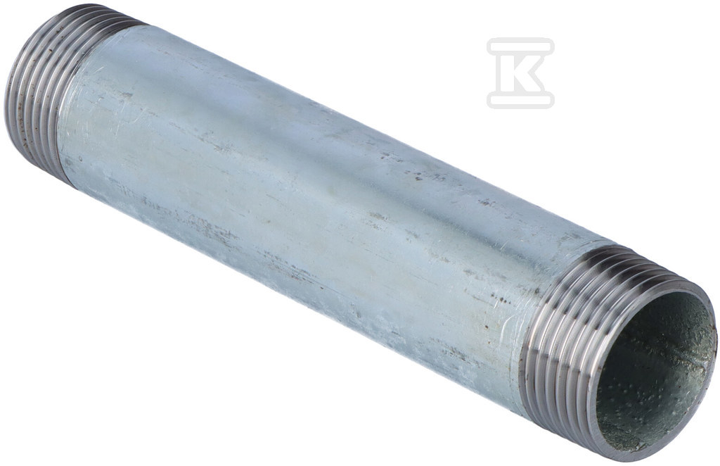 Sztucer stalowy ocynk gwint dwustronny 1" L=150mm 987033015 D10AV - obrazek 1