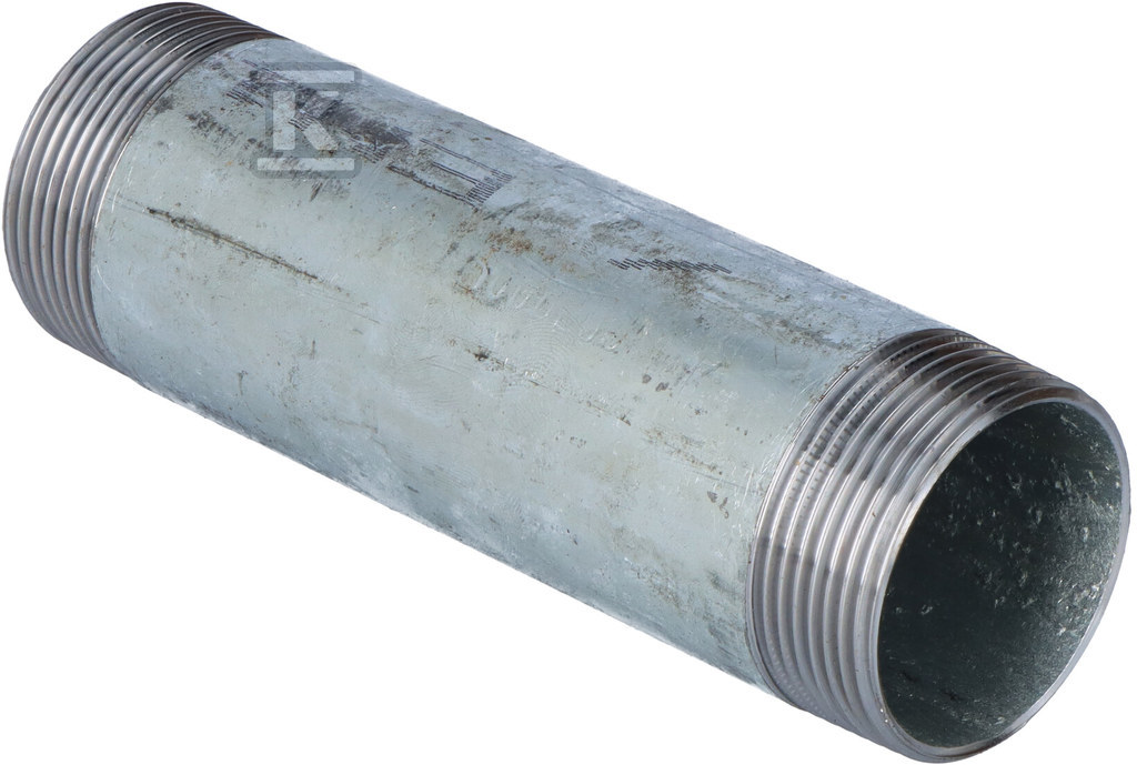 Sztucer stalowy ocynk gwint dwustronny 6/4" L=150 987048015 D10AV - obrazek 1