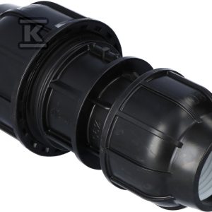 Złączka zaciskowa PP 110×90 PN10, do rur PE, kolor czarny 130611090 Złączka zaciskowa PP 110×90 PN10, do rur PE, kolor czarny 130611090