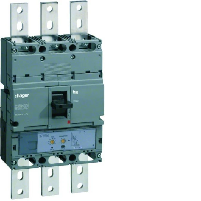MCCB Wyłącznik mocy h1000 3P 50kA 630A LSI HNE630H - obrazek 1