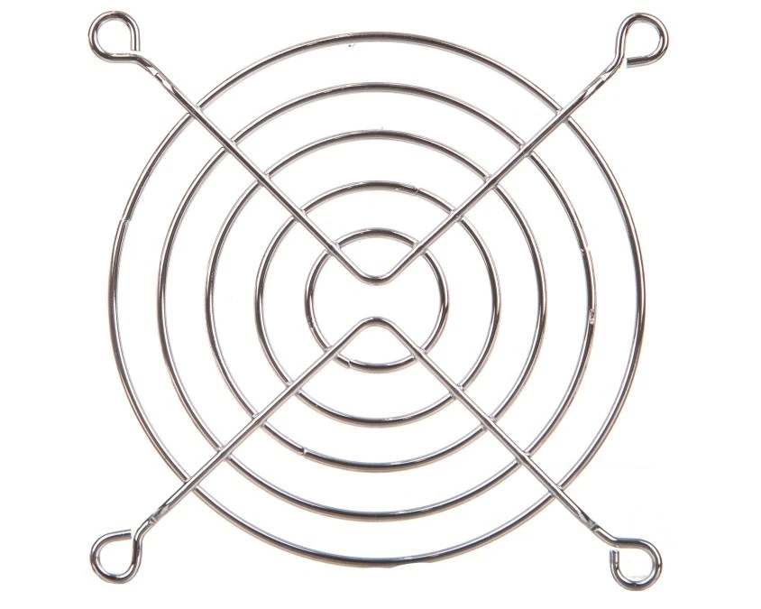 Metalowa kratka ochronna dla wentylatorów 92x92mm RAL7035 LZ33‑90 - obrazek 1