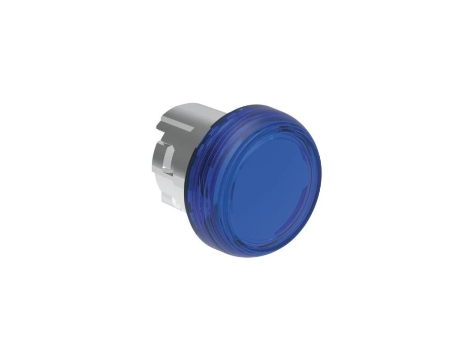 Metalowa głowica lampki fi 22mm niebieska LPSL6 - obrazek 1