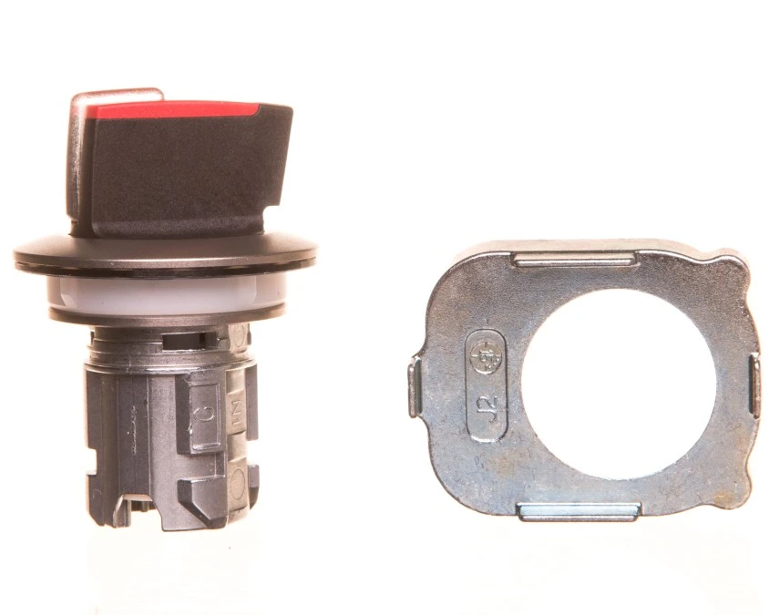 Napęd przełącznika 2 położeniowy O‑I 30mm czerwony podświetlany bez samopowrotu metal mat IP69k Sirius ACT 3SU1062‑2DF20‑0AA0 - obrazek 1