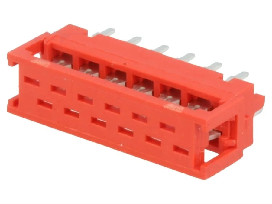 Micro‑MaTch przejście 12‑PIN IDC,THT na PCB,na taśmę 1,27mm 8‑215570‑2 - obrazek 1