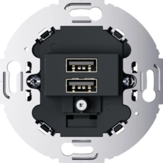 Mechanizm gniazda USB do serii obrotowych 3.0 A 230 V antracyt mat 260215 - obrazek 1