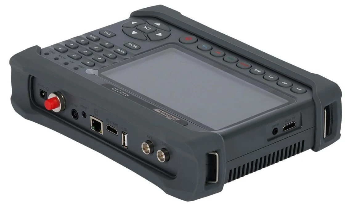Miernik sygnału DVB‑T/T2(HEVC 10 bit)/C oraz DVB‑S2X/S2/S ST‑6986 z wbudowanym tunerem, analizatorem widma, testerem optycznym - obrazek 2
