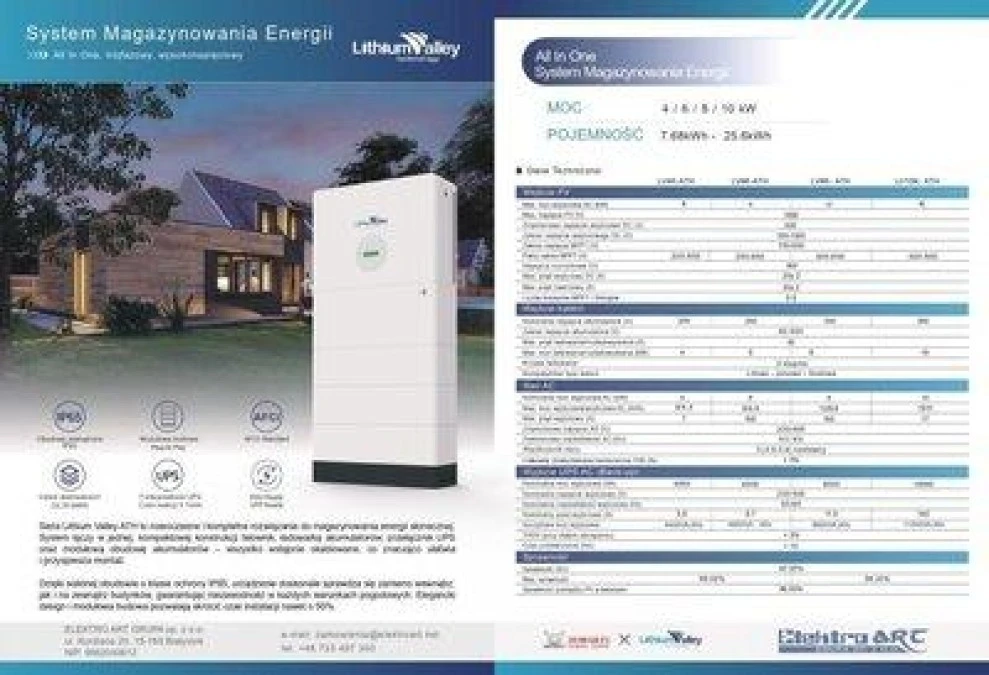 Magazyn energii All in one 8kW 12.8 kWh - obrazek 2