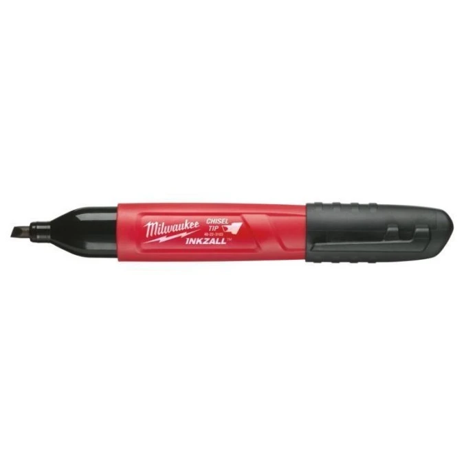 Marker z końcówką typu dłuto INKZALL czarny 48223103 (1 szt.) - obrazek 2