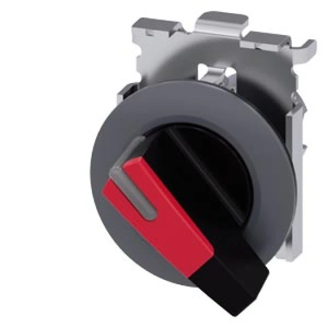Napęd przełącznika 30mm 2poz dł pióro bez samopowrotu czarny‑czerwony możliwe podświetlenie metal SIRIUS ACT 3SU1062‑2EF20‑0AA0 - obrazek 1