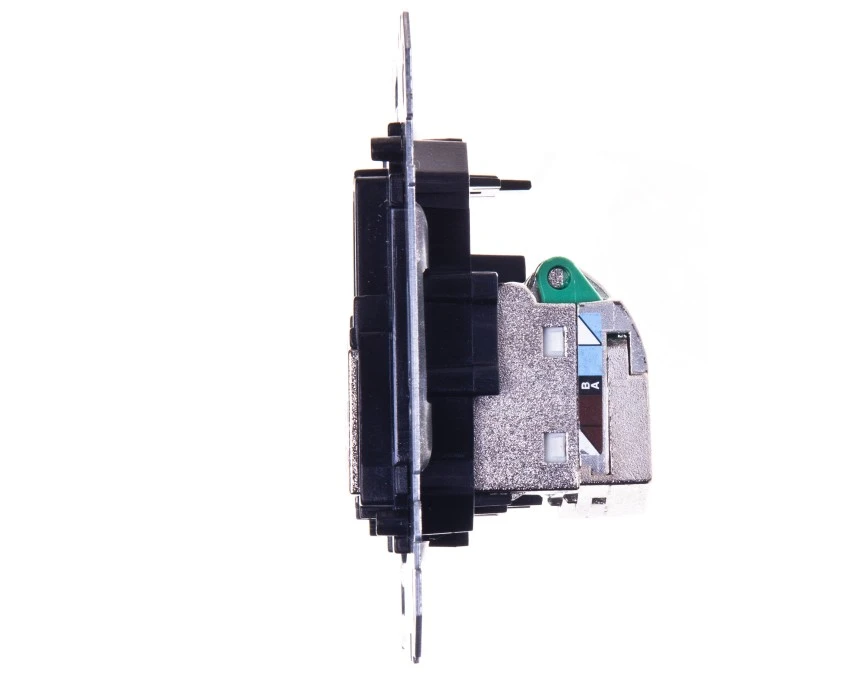 Merten Gniazdo komputerowe podwójne RJ45 kat.5e F/STP MTN4575‑0012 - obrazek 2