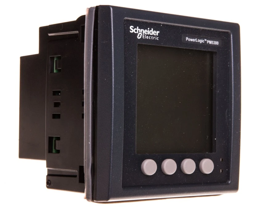 Miernik parametrów sieci (U, I, P, Q, f, PF, E) 5/1A przekładnik 100‑415V AC Ethernet tablicowy 96x96mm METSEPM5340 - obrazek 1