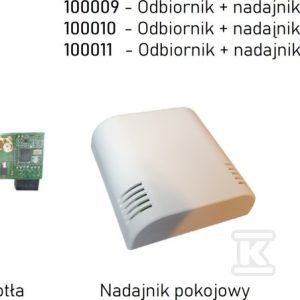 Pakiet sterowania radiowego do kotłów Elterm – 2x nadajnik + odbiornik 100009 Pakiet sterowania radiowego do kotłów Elterm – 2x nadajnik + odbiornik 100009