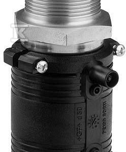 Mufa elektrooporowa/przejście PE-stal nierdzewna z gwintem zewnętrznym GZ, d20x1/2″ PE100, SDR11, PN10 gaz/PN16 woda 724920756 Mufa elektrooporowa/przejście PE-stal nierdzewna z gwintem zewnętrznym GZ, d20x1/2″ PE100, SDR11, PN10 gaz/PN16 woda 724920756