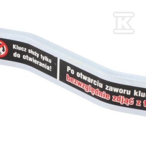 Klucz do otwierania zaworów, mały MAG-3 DN32-DN50 KLUCZ-MAG3-M Klucz do otwierania zaworów, mały MAG-3 DN32-DN50 KLUCZ-MAG3-M