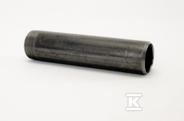 Sztucer stalowy czarny 1/2″ długość 0.10 m jednostronnie gwintowany 72.100.04S