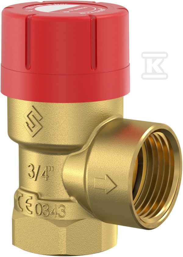 Zawór bezpieczeństwa Prescor 3/4″, 3 bar 27025