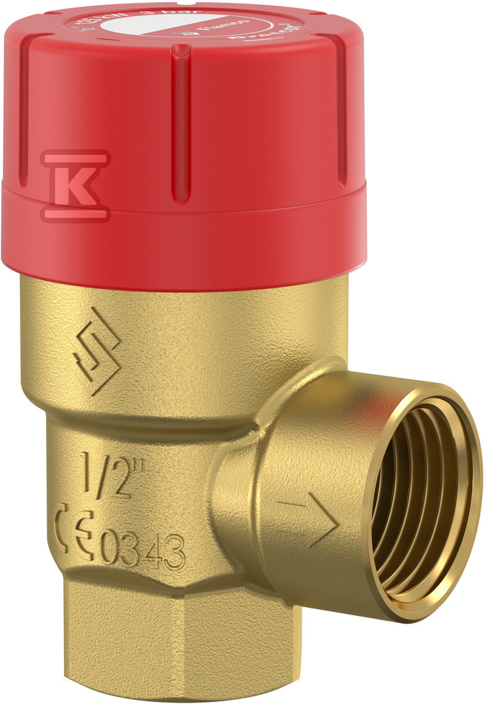 Zawór bezpieczeństwa Prescor 1/2", 4,0 bar 27606 - obrazek 1