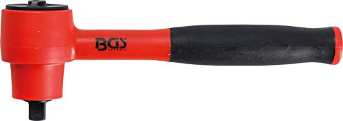 BGS 701 Grzechotka dwustronna VDE z drobnym uzębieniem 10 mm (3/8″) 1000 V