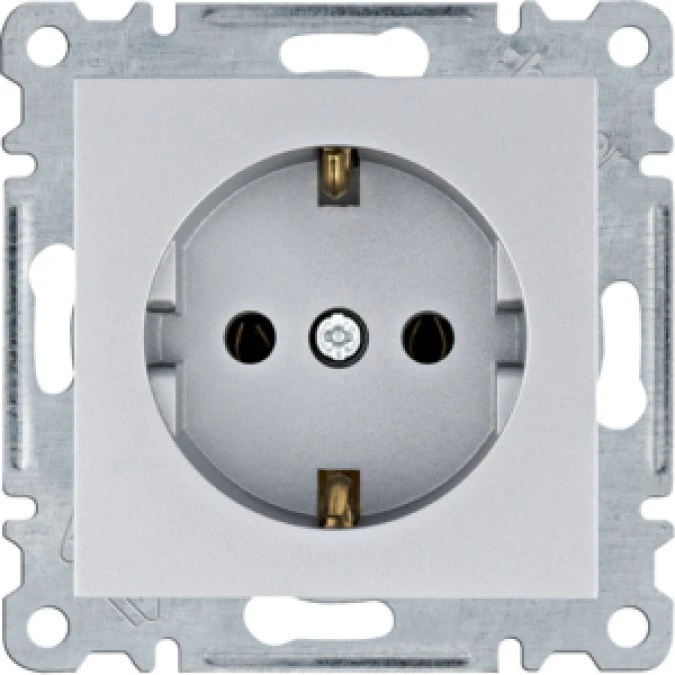 Lumina Gniazdo SCHUKO srebrne WL1052 - obrazek 1