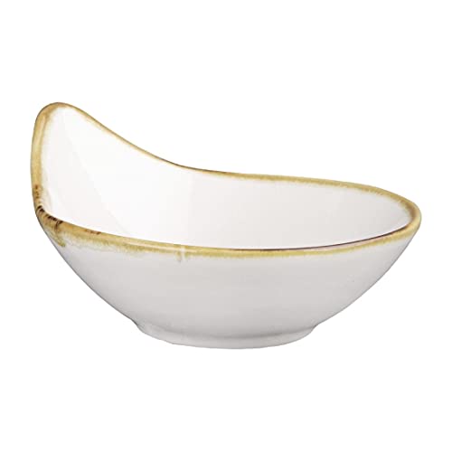 Olympia FB994 porcelanowa miska do pieca kredy pieca, pojemność 70 ml, 91 mm, biała, 12 sztuk - obrazek 1