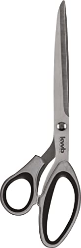 kwb Nożyce do tapetowania ze stali nierdzewnej, kątowe, długość całkowita 280 mm, cięcia 130 stabilne, specjalnie szlifowane, bardzo ostre, czarno szare
