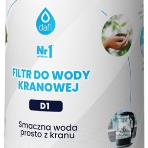 Wkład filtrujący Dafi D1 do systemu FLOW Comfort filtr do wody pitnej 5902884108900 Wkład filtrujący Dafi D1 do systemu FLOW Comfort filtr do wody pitnej 5902884108900