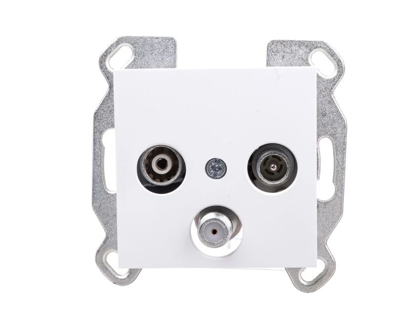 Lumina Gniazdo antenowe RTV‑SAT standard białe WL3110