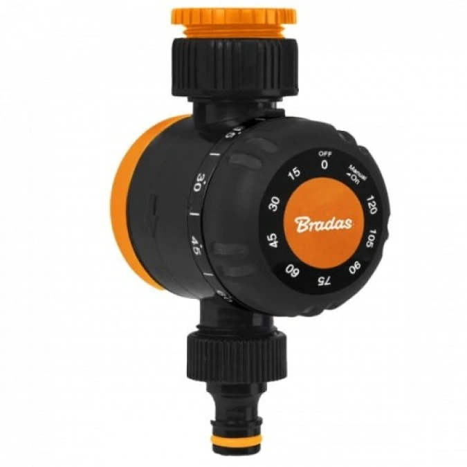 Mechaniczny zegar przepływu wody blister ECO‑3131 BLACK LINE BRADAS