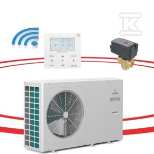 Pompa ciepła MONOBLOK PRIMA hybrydowy system grzewczy 3F R32 12GT G300 B60 SG-000054