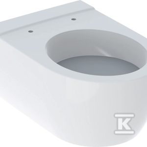 Miska wisząca WC iCon, lejowa, B35.5 cm, H33 cm, T53 cm, ukryte mocowania, KeraTect 204000600