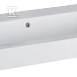 Umywalka iCon, B90 cm, H16 cm, T48.5 cm, z przelewem, bez otworu na baterię, KeraTect 124093600 Umywalka iCon, B90 cm, H16 cm, T48.5 cm, z przelewem, bez otworu na baterię, KeraTect 124093600