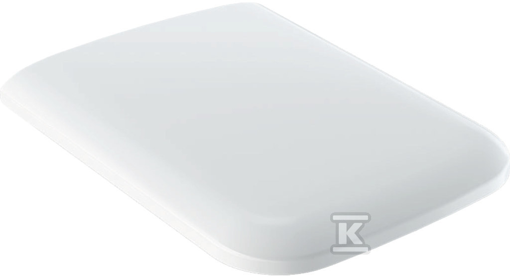 Deska sedesowa WC wolnoopadająca iCon Square biała 571910000 - obrazek 1