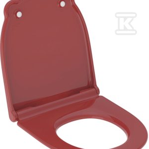 Deska sedesowa WC dla dzieci Bambini z uszami czerwona 502.969.FY.1 Deska sedesowa WC dla dzieci Bambini z uszami czerwona 502.969.FY.1