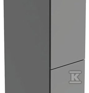 Wysoka szafka Acanto B24xH180 z dwoma schowkami wysuwanymi szkło lava 503.011.JK.2