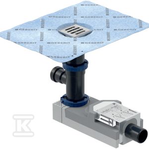 Wpust podłogowy do natrysku z dopływem: d=50mm 154.059.00.1