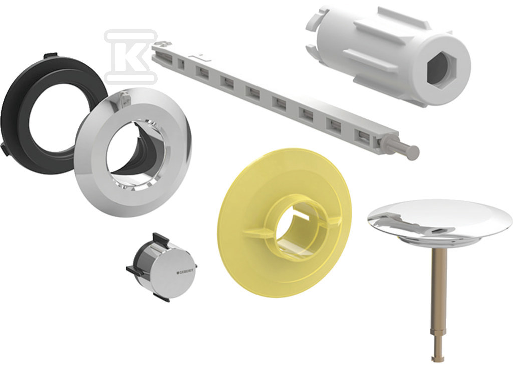 Zestaw serwisowy do zestawu odpływowo-przelewowego do wanien i brodzików z przelewem PushControl 245.428.21.1 - obrazek 1