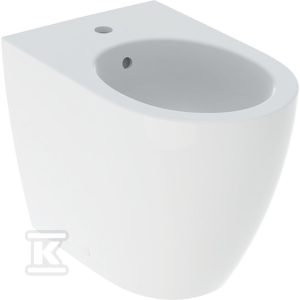 Bidet stojący iCon ukryte mocowania przylegający do ściany 56cm z przelewem Biały-alpin / Matowy 502.384.JT.1 Bidet stojący iCon ukryte mocowania przylegający do ściany 56cm z przelewem Biały-alpin / Matowy 502.384.JT.1