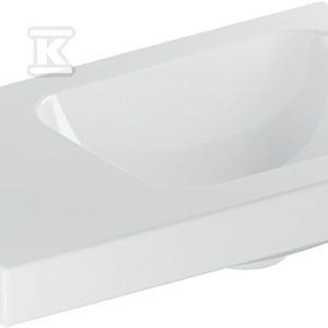 Umywalka iCon Light kompaktowa z powierzchnią odkładczą 53 cm bez otworu bez przelewu z półką z lewej 501.833.00.3