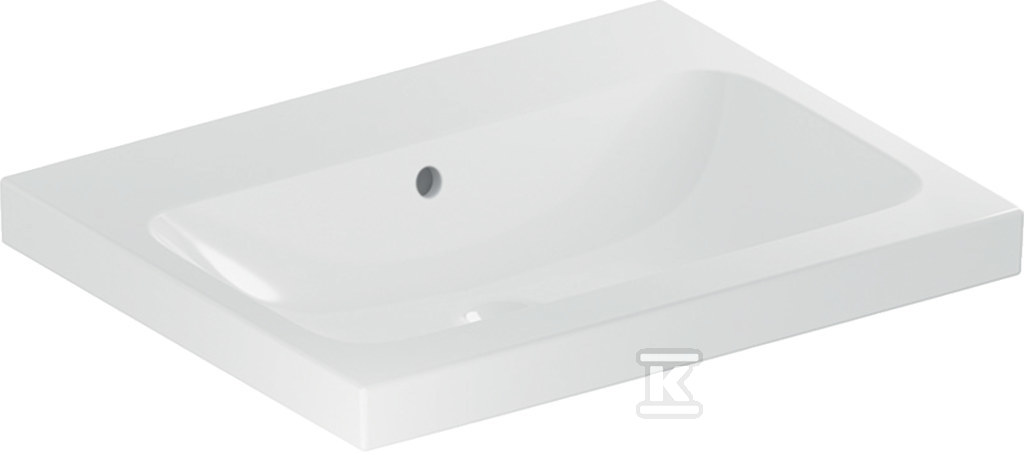 Umywalka iCon Light 60 cm bez otworu z przelewem 501.834.00.3 - obrazek 1