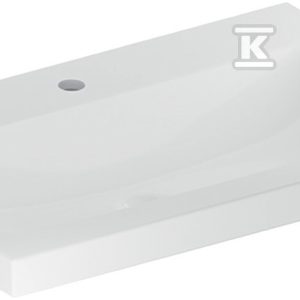 Umywalka iCon Light 75 cm z otworem na środku bez przelewu 501.835.00.5 Umywalka iCon Light 75 cm z otworem na środku bez przelewu 501.835.00.5