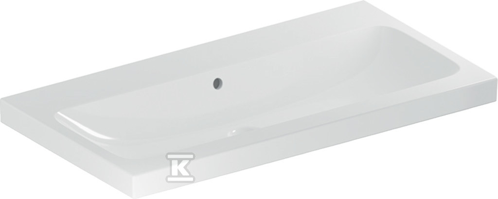 Umywalka iCon Light 90 cm bez otworu z przelewem 501.836.00.3 - obrazek 1