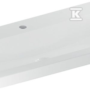 Umywalka iCon Light 90 cm z otworem na środku bez przelewu 501.836.00.5 Umywalka iCon Light 90 cm z otworem na środku bez przelewu 501.836.00.5