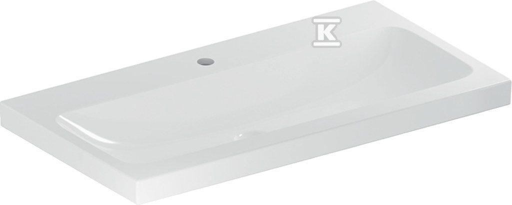 Umywalka iCon Light 90 cm z otworem na środku bez przelewu 501.836.00.5 - obrazek 1