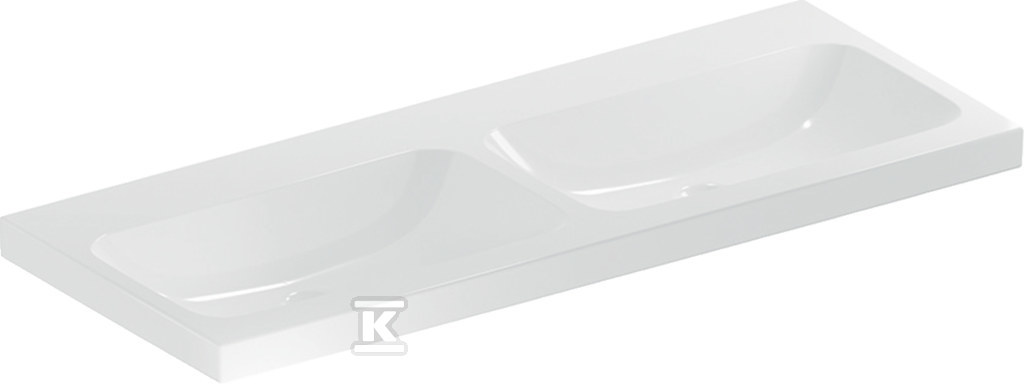 Umywalka iCon Light podwójna 120 cm bez otworu bez przelewu 501.838.00.7 - obrazek 1