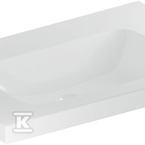 Umywalka iCon Light z powierzchnią odkładczą 75 cm bez otworu bez przelewu 501.839.00.7 Umywalka iCon Light z powierzchnią odkładczą 75 cm bez otworu bez przelewu 501.839.00.7