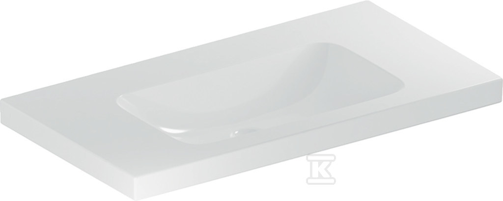 Umywalka iCon Light z powierzchnią odkładczą 90 cm bez otworu bez przelewu 501.840.00.7 - obrazek 1