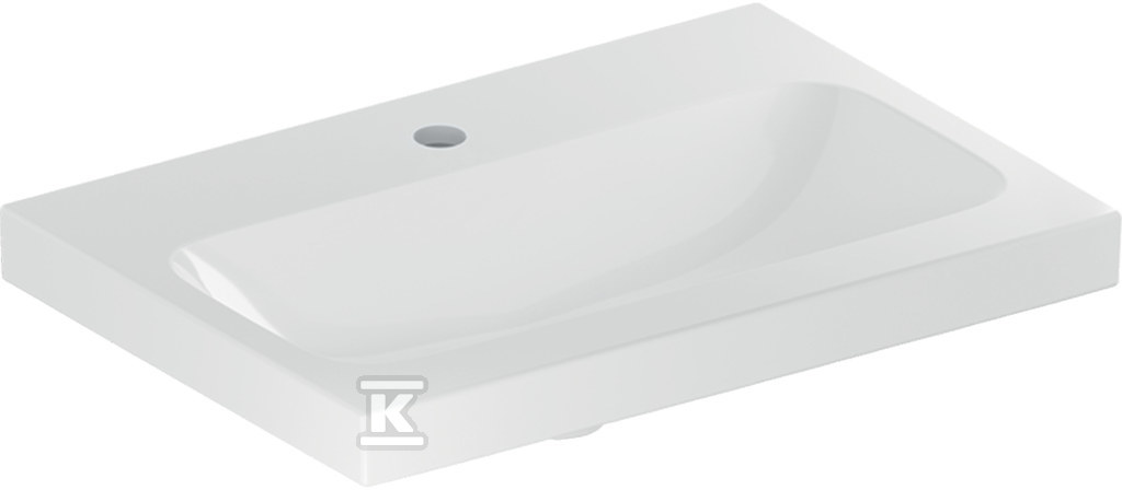Umywalka iCon Light krótka 60 cm z otworem na środku bez przelewu 501.841.00.5 - obrazek 1