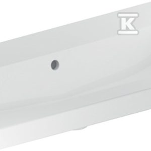 Umywalka iCon Light krótka 75 cm bez otworu z przelewem 501.842.00.3