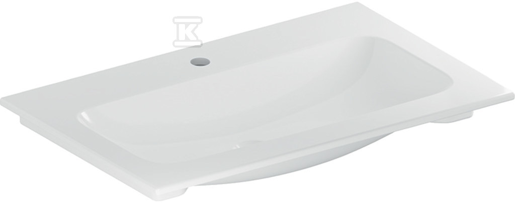 Umywalka iCon meblowa 75 cm z otworem na środku bez przelewu 501.844.00.1 - obrazek 1